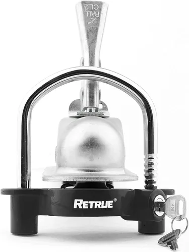 Miniatura 6 de RETRUE Cerradura de Acoplador Universal Candados para Remolque Candados de Enganche de Bola Cerradura de Enganche de Remolque Ajustable de Seguridad