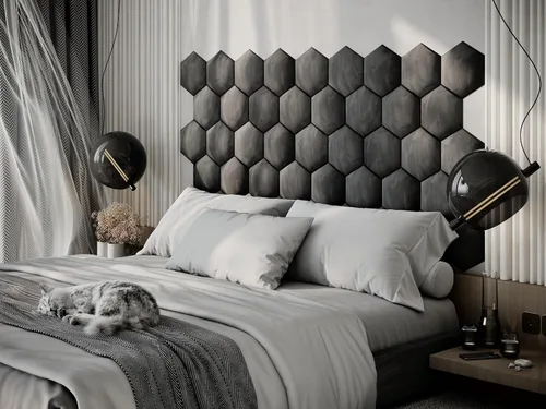 Miniatura 20 de Paneles de arte acústicos decorativos de terciopelo suave para pared, azulejos absorbentes e insonorizantes ecoamortiguadores, tablones suaves Blanco