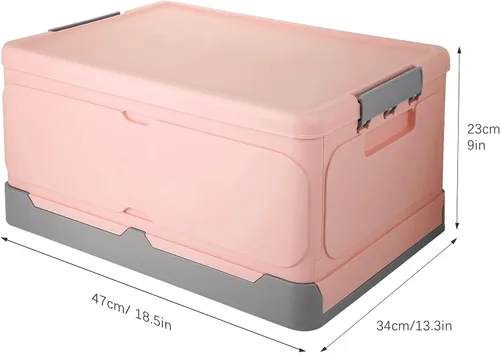 Miniatura 3 de Caja de almacenamiento plegable, caja de almacenamiento de libros para estudiantes, caja de almacenamiento plegable para ropa, aperitivos, juguetes