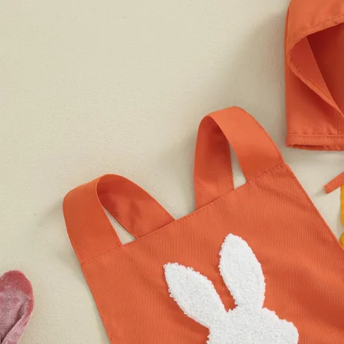 Miniatura 4 de Traje de Pascua para bebé recién nacido, sin mangas, con sombrero, ropa de Pascua