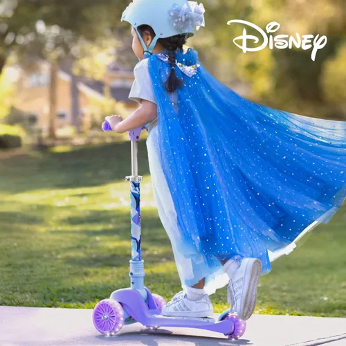 Miniatura 9 de Jetson Character Kids Kick Scooter, luces LED en vástago y ruedas iluminadas, marco ligero, manubrio ajustable en altura, sistema de inclinación