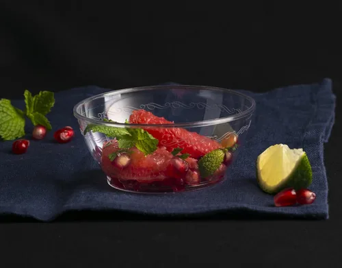 Miniatura 3 de Embellish - cuencos y platos de plástico duro transparente, Paquete de 60