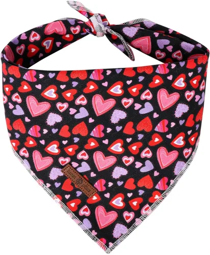 Miniatura 29 de Lionet Paws Bandana de Acción de Gracias para perro, lavable, de algodón, pañuelo triangular, pañuelo de pavo para perros pequeños, medianos
