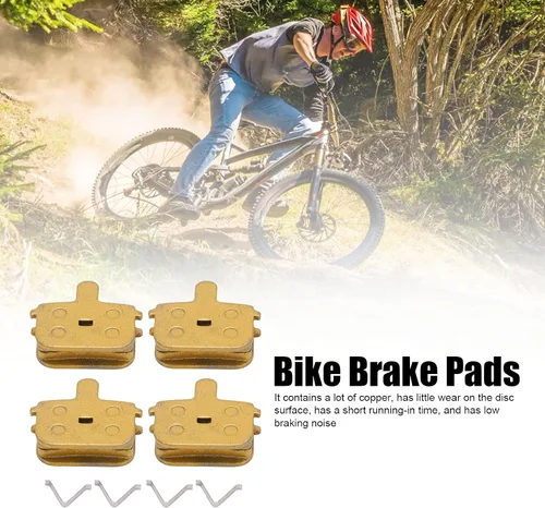 Miniatura 3 de VGEBY Pastillas de Freno 4 Juegos Pastillas de Freno de Disco Metal Mountain Pastillas de Freno para M355 M446 Accesorios Sportinggoods y Repuestos