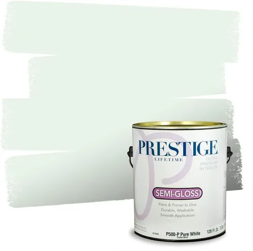 Miniatura 143 de PRESTIGE Pintura exterior e imprimación en uno, aloe, plano, 1 galón