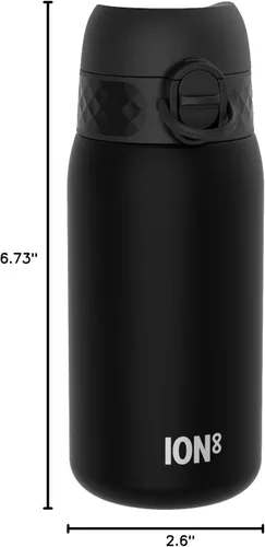 Miniatura 9 de Ion8 Botella de agua pequeña, 350 ml/12 oz, a prueba de fugas, fácil de abrir, cierre seguro, apta para lavavajillas, libre de BPA, asa de Azul