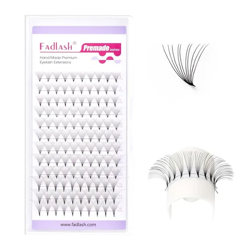 Miniatura 13 de Racimos de pestañas 10-16mm 144 piezas Bandeja mixta Pestañas individuales Rizo D Pestañas individuales en racimo Extensiones de pestañas