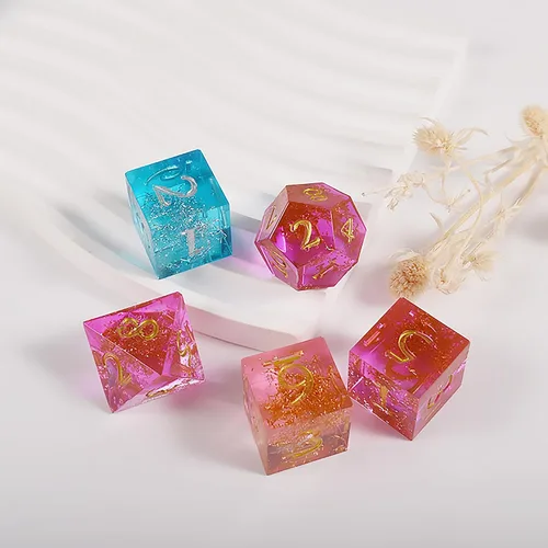 Miniatura 3 de Molde de resina para dados de 7 cavidades, moldes de silicona de fundición de resina para decoración del hogar y fabricación de velas, molde