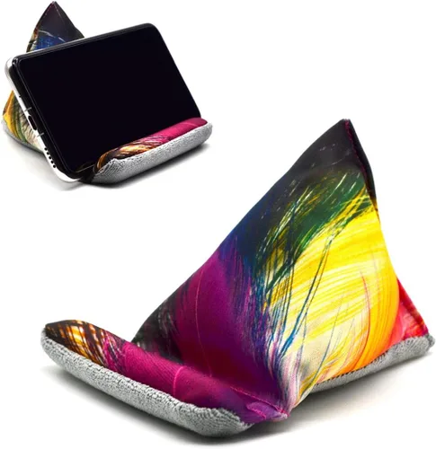 Miniatura 10 de Soporte de teléfono para escritorio, soporte de almohada para teléfono para iPhone 15 16 Pro, soportes de teléfono de tela hechos a mano tipo bean
