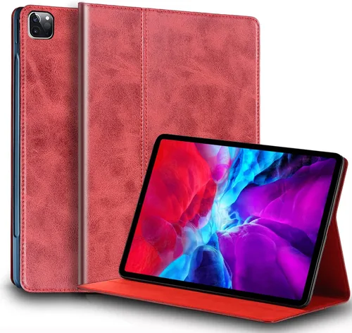 Miniatura 9 de Funda de piel auténtica para iPad Pro de 11 pulgadas de 4ª/3ª/2ª/1ª generación, carcasa protectora de piel auténtica para 2022/2021/2020/2018