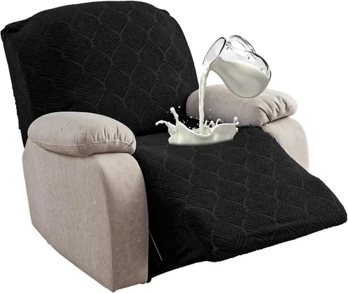 Miniatura 51 de Funda para Silla Reclinable 100% Impermeable, 1 Pieza Fundas Elásticas para Sofá Reclinable Lavables para Silla Reclinable para Mascotas, Perros