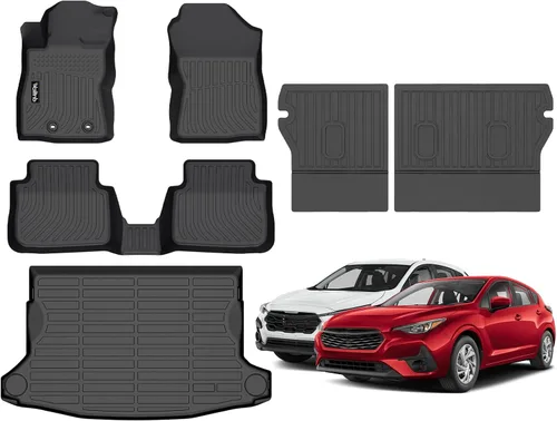Miniatura 51 de Tapetes de piso para todo clima y forro de carga con respaldo para Chevrolet Suburban de 7 asientos 2021-2025 / GMC Yukon XL de 7 asientos