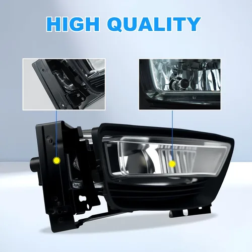 Miniatura 7 de Luces antiniebla aptas para Honda Accord 2014 2013 2015 4 puertas sedán luces antiniebla con bombillas halógenas e interruptor y kit de cableado