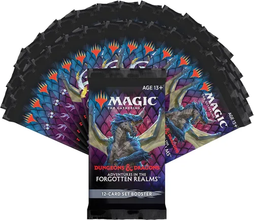 Miniatura 3 de Magic: The Gathering Adventures in The Forgotten Realms Set Booster Box, 30 paquetes, para mayores de 13 años