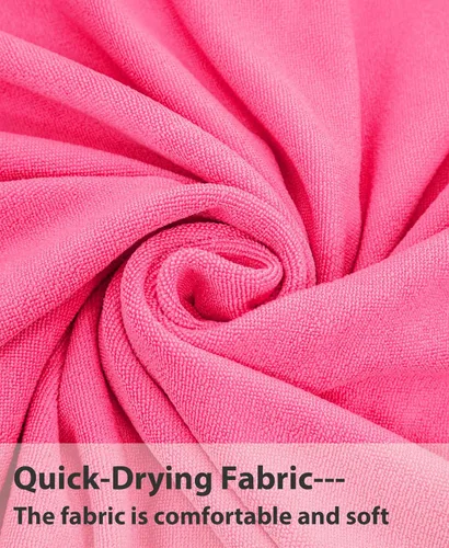 Miniatura 5 de MissShorthair Toalla Poncho para niños, toalla de playa con capucha para niña y niño, poncho de surf, bata de baño, toalla de baño de microfibra