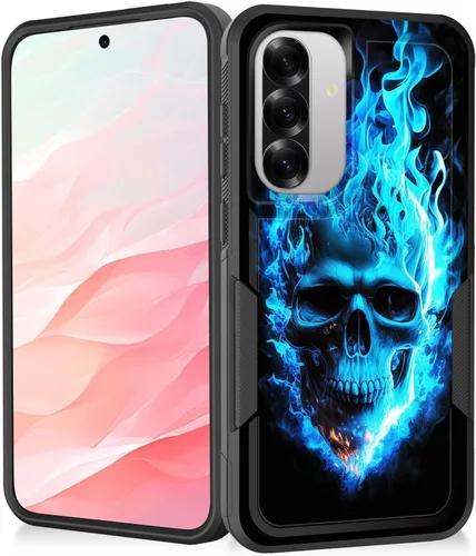 Miniatura 116 de Funda para Galaxy A14 5G, resistente de doble capa híbrida de policarbonato duro, goma suave, a prueba de golpes, funda protectora resistente