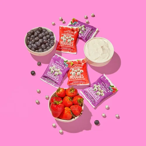 Miniatura 9 de Nature's Garden Probiotic Yoggies - Paquete múltiple de 21 onzas (fresa 15 x 0.7 onzas + bayas mixtas de 15 x 0.7 onzas) aperitivo saludable
