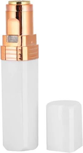 Miniatura 10 de Máquina de depilación, compacta y bonita, forma de lápiz labial, mini removedor eléctrico de vello facial y corporal para mujeres (negro)
