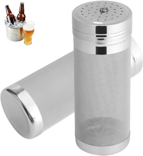 Miniatura 4 de Filtro de cerveza hop, cesta seca de elaboración de cerveza colador de tolva de tetera Filtro de lúpulo de cerveza casera lúpulo de acero inoxidable