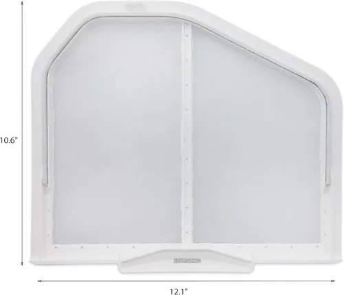Miniatura 3 de W10120998 W10049360 - Filtro de acero inoxidable para secadora Whirlpool, Kenmore Dryers - 1 año de garantía (paquete de 2)