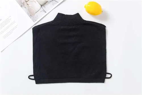 Miniatura 5 de SUZALA Collar falso de encaje, cuello falso desmontable para mujer, cuello falso para blusa, suéter