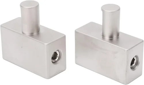 Aramox 2 unidades doble calibre 1/0 a calibre 1/0 reductor de entrada de amplificador niquelado de aleación de aluminio de alta potencia para audio