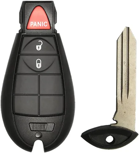 Llavero remoto de entrada sin llave OEM de 3 botones compatible con 2013-2022 RAM Truck 1500, 2500, 3500 (FCC ID: GQ4-53T / P/N: 56046953)
