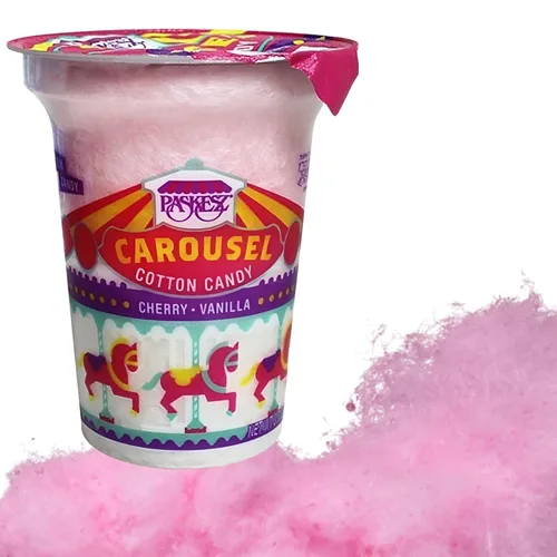 Miniatura 6 de Snacktery Algodón de azúcar rosa y azul: experimenta la dulzura de la feria con algodón de azúcar a granel con sabor a fresa y frambuesa azul, caja