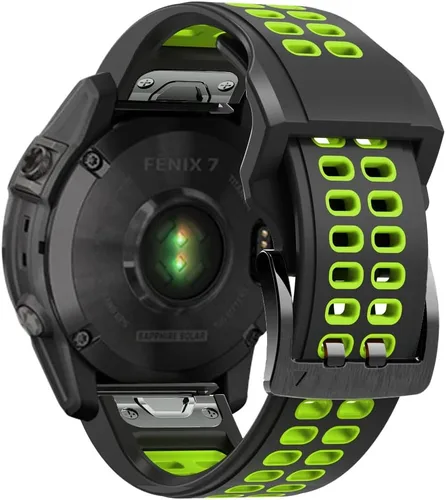 Miniatura 15 de REYDA Correa de silicona compatible con Garmin Fenix 8 Pro/8/E 1.850 in, 0.866 in, correa de reloj de ajuste rápido, suave, flexible, correa de Azul