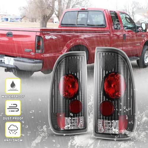 Miniatura 6 de Luces traseras compatibles con Ford 1997 1998 1999 2000 2001 2002 2003 F-150/F-250/F-350 Styleside XLT XL XLR Lariat Outlaw KingRanch Highine luces