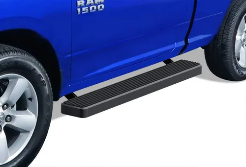 APS - Estribos (barras Nerf, estriberas laterales, barras de escalón) compatibles con Ram 1500 2009-2018 Regular Cab y Ram 2500 3500 2010-2026 acero
