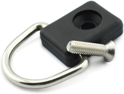 Miniatura 4 de HJ Garden Anillo D para kayak con kit de tornillos, canoa, barco, pesca, aparejo, vela, camping, accesorios de hardware de seguridad, kit de amarre