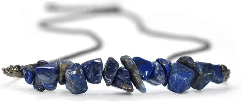 Miniatura 38 de Gempires - Collar de barra de chips naturales, cristales curativos de energía, regalo de cumpleaños, regalo para ella, joyería de piedras preciosas