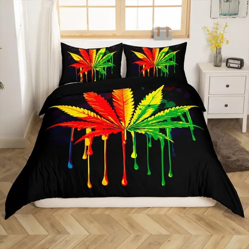 Miniatura 30 de Feelyou Buffalo Ranch - Juego de funda de edredón con diseño de bisontes norteamericanos, tamaño individual (Twin), juegos de ropa de cama