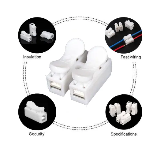Miniatura 3 de 55 conectores de cable de alambre rápido en caja, kit de conectores de cable, conector de cable de resorte, bloque de terminales blanco rápido