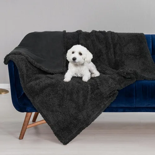 Miniatura 2 de Kritter Planet - Manta impermeable para perros, reversible, a prueba de agua, para sofá, cama y coche, fundas lavables para sofá para perros