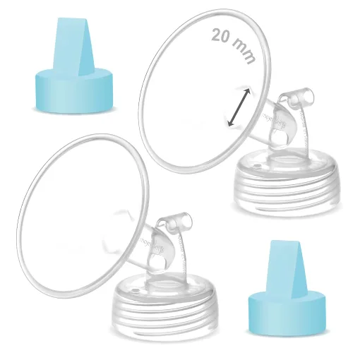 Miniatura 13 de Maymom Pieza de bomba compatible con bombas Spectra Ameda Luna, Incl Brida de boca ancha de 0.59 pulgadas; no original Spectra S1 S2 9 Plus Synergy