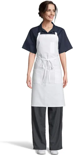 Miniatura 15 de Uncommon Threads Delantal con peto de restaurante clásico unisex para uniforme de trabajo