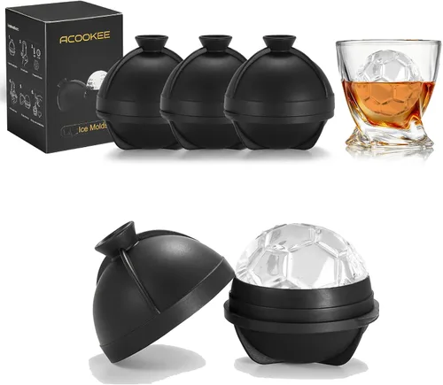Miniatura 9 de ACOOKEE Juego de 2 Moldes Novedosos para Hacer Hielo con Forma de Pelota de Golf, Divertidos Regalos de Golf para Hombres Golfistas, Moldes Redondos