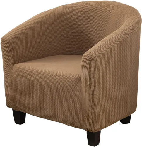 Miniatura 31 de NILUOH - Funda elástica para silla de club, cubierta elástica para silla de bañera, fundas para silla de barril, fundas para sillón, cubierta para 01