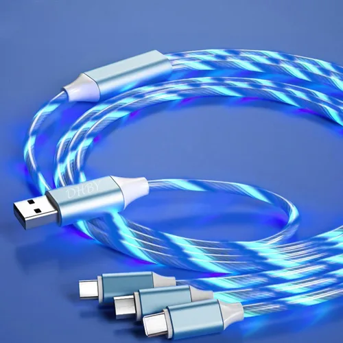 Miniatura 15 de Dynamic RGB USB Extension Hub (3-in-1) - High-Speed Data Transmission and Charging Port for laptops, Supports Fast Charging, and Features Colorful