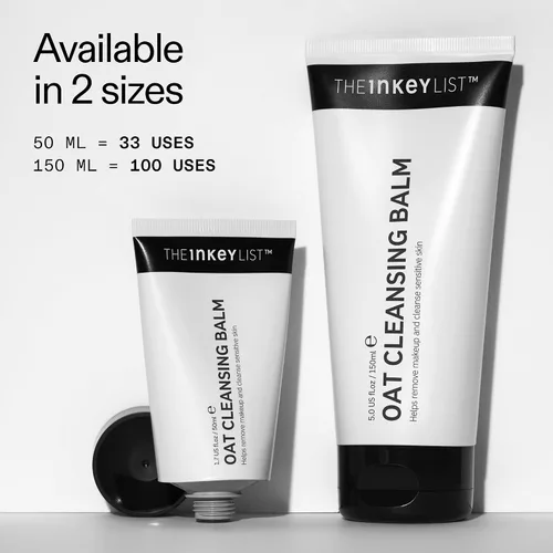 Miniatura 8 de The INKEY List Mini bálsamo limpiador de avena, bálsamo rico que elimina el maquillaje y las impurezas, reduce el enrojecimiento, tamaño de viaje