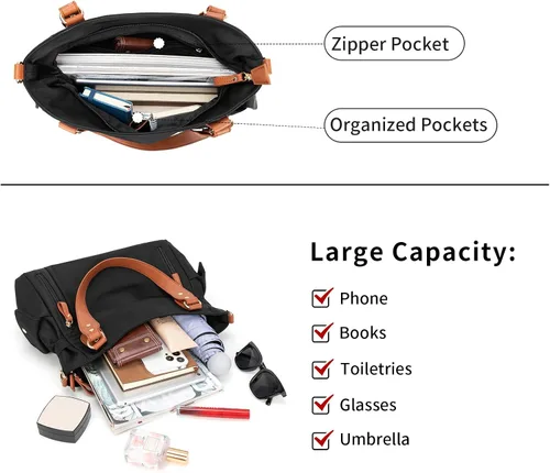 Miniatura 2 de Bolsas de mano para mujer, bolsas hobo para mujer, bolso de mano, enfermera, mini bolsa de mano con bolsillos, bolso pequeño de hombro, bolso