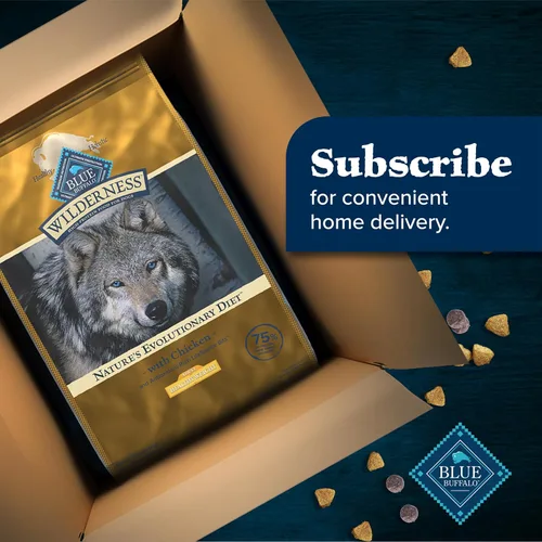 Miniatura 11 de Blue Buffalo Wilderness alimento seco para control de peso de perros adultos con pollo real más cereales saludables, receta alta en proteínas, hecho