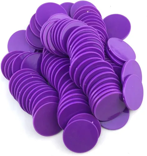 Miniatura 9 de Smartdealspro Juego de 100 fichas de póquer opacas de 1 1/2 pulgadas de plástico, contadores de aprendizaje, fichas de juego con caja de 4