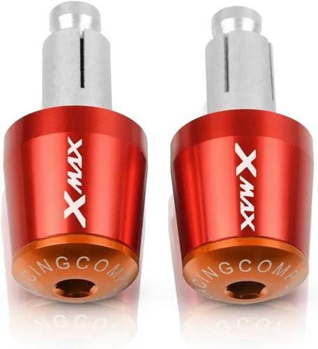 Accesorios de motocicleta para Xmax 7/8 "0.866 in manillar empuñaduras manillar tapa de extremo para Yamaha Xmax 125 250 300 400 X MAX 2017 extremo