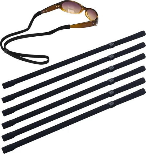 Miniatura 9 de Correa de soporte para lentes de sol, correas ajustables para lentes de sol, cordón ligero para hombres y mujeres, retenedor de gafas alrededor