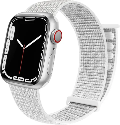 Miniatura 10 de Correa deportiva compatible con Apple Watch Band de 1.496 in, 1.575 in, 1.654 in, 1.732 in, iWatch Series 6 5 SE 4 3 2 1, correa de nailon con azul