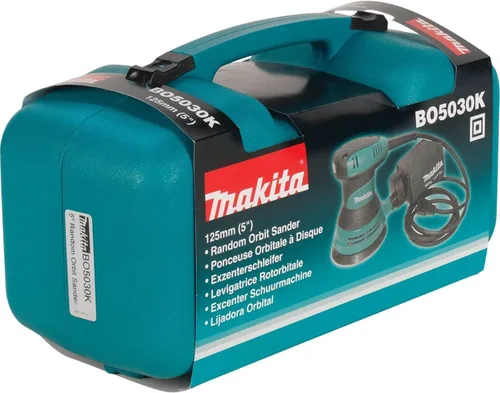 Miniatura 9 de Makita BO5030K - Lijadora orbital aleatoria de 5 pulgadas, con caja de herramientas (paquete de 3)