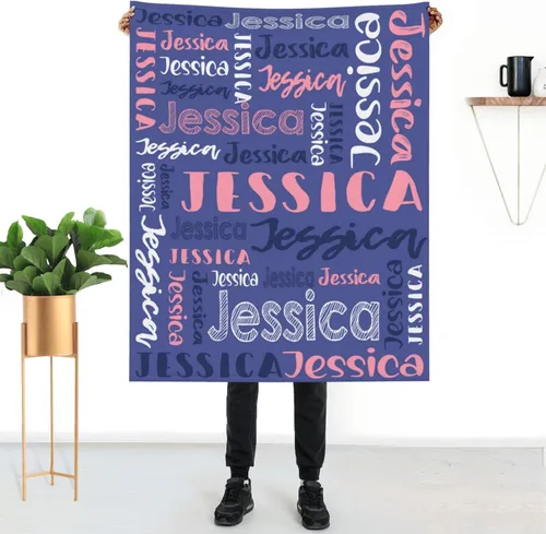 Miniatura 13 de Mantas de bebé personalizadas para niñas y niños con nombre, mantas de bebé personalizadas con nombre, mantas personalizadas para niños, artículos